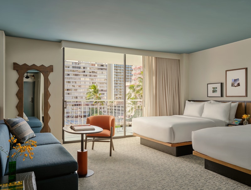 SALE価格🎍羽田発、ベッド2台確約！ワイキキ中心でレトロモダンを味わう大人の宿泊