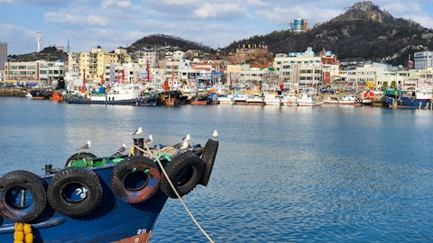 木浦の観光スポットの風景