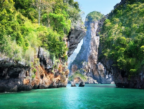 クラビの観光スポットの風景