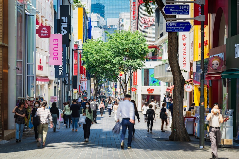 屋上ガーデン＆カフェあり！明洞駅から徒歩2分と好立地なベッド3台確約のホテル宿泊