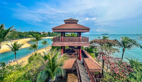 はじまりはセントーサ島で。優雅に楽しむシンガポール！ユニバーサル・スタジオ・シンガポール入場券つき