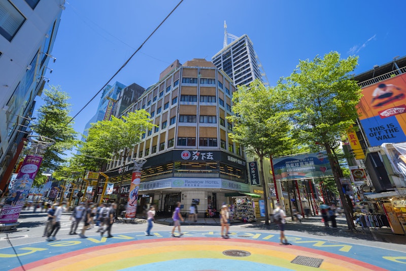 選べるかき氷クーポンつき!西門駅から徒歩5分のホテルにステイ。往復送迎つき