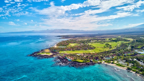 ハワイ島の観光スポットの風景