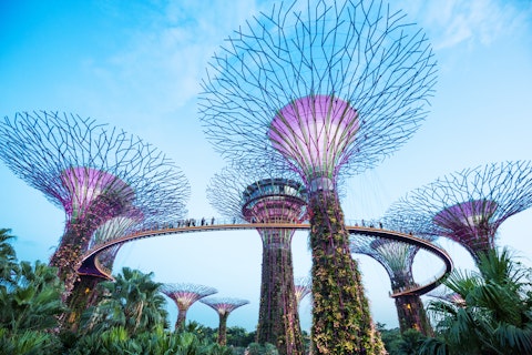 シンガポールの観光スポットの風景