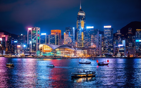 香港の観光スポットの風景
