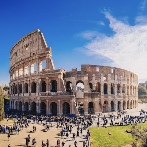 ローマの観光スポットの風景