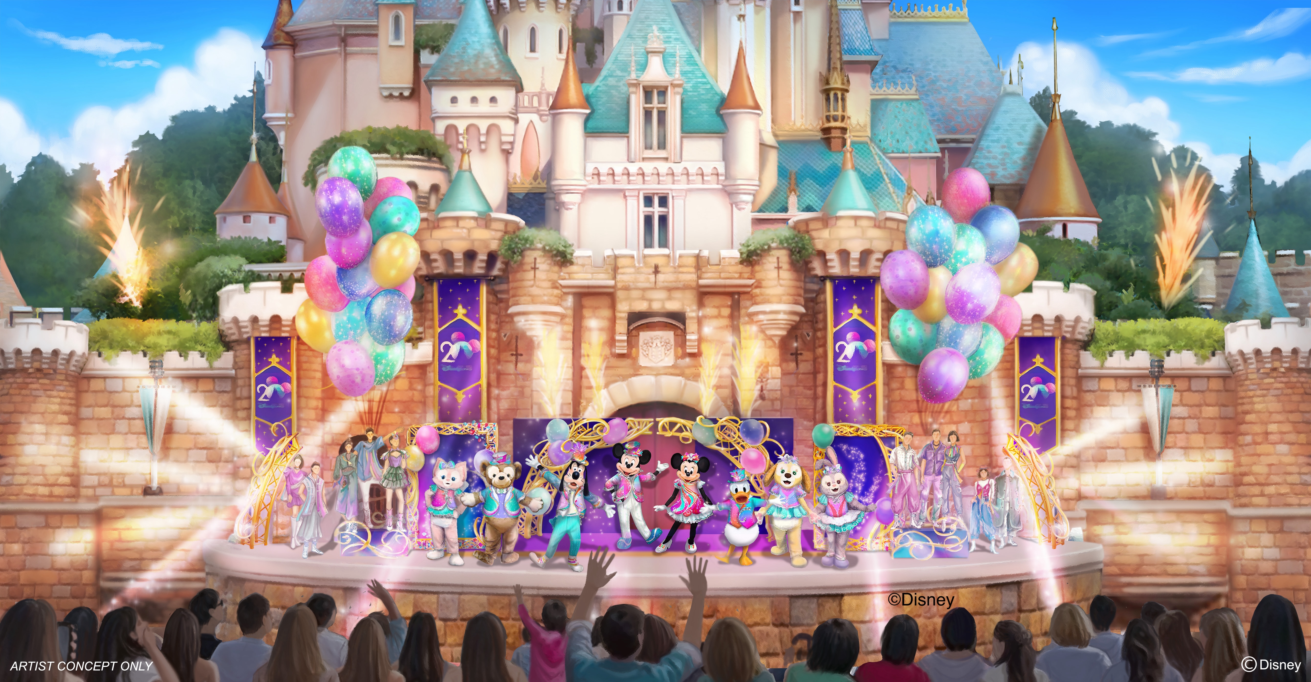 香港ディズニーランド 1デー・パーク・チケットつき！20周年記念