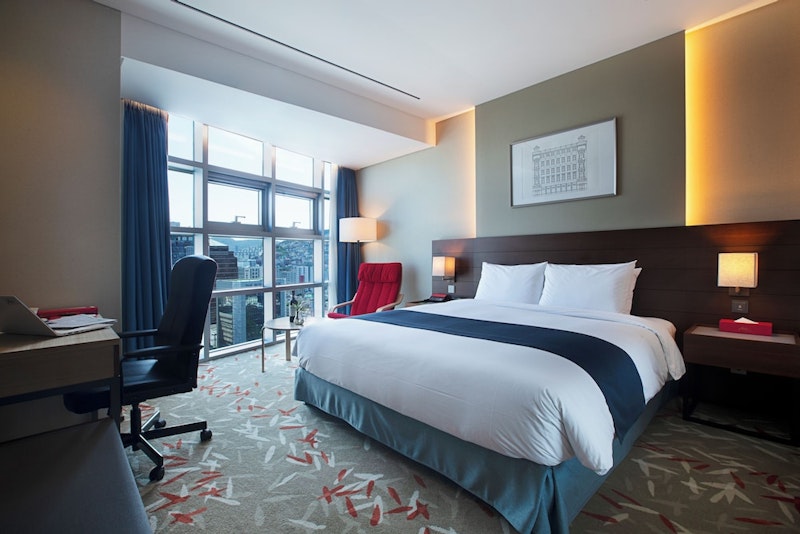 釜山駅へ徒歩5分！スタイリッシュな4つ星ホテルのファミリースイートにステイ