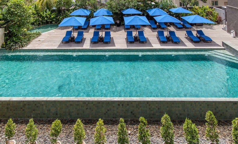 家族向けの施設が充実！初バリでも安心な日系ホテルに宿泊。スイートラウンジつき