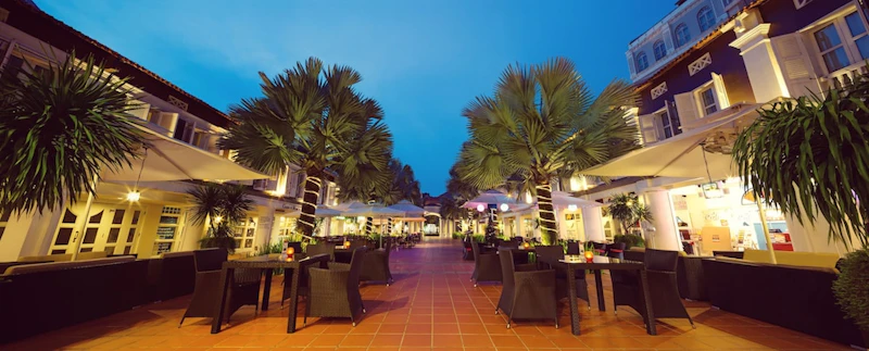 チリクラブの夕食とクルーズつき！レトロモダンな内装がおしゃれな4つ星ホテルに滞在