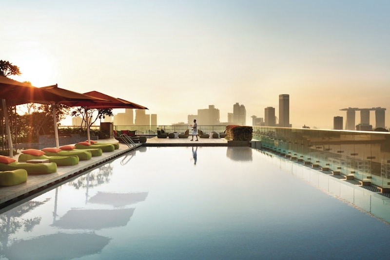 オールデイダイニングが併設！オーチャードロードに面した4つ星ホテルに宿泊