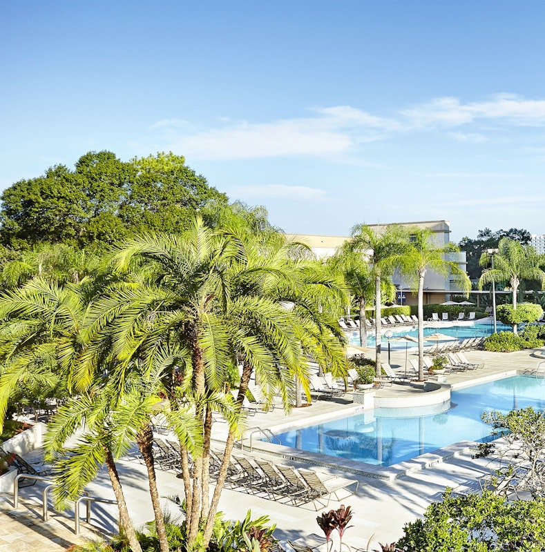 観光に理想的なロケーション！巨大なショッピングタウンにつながるホテルに宿泊