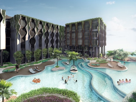 4つのテーマプールを満喫！ファミリーにもおすすめなセントーサ島の4つ星ホテルに宿泊