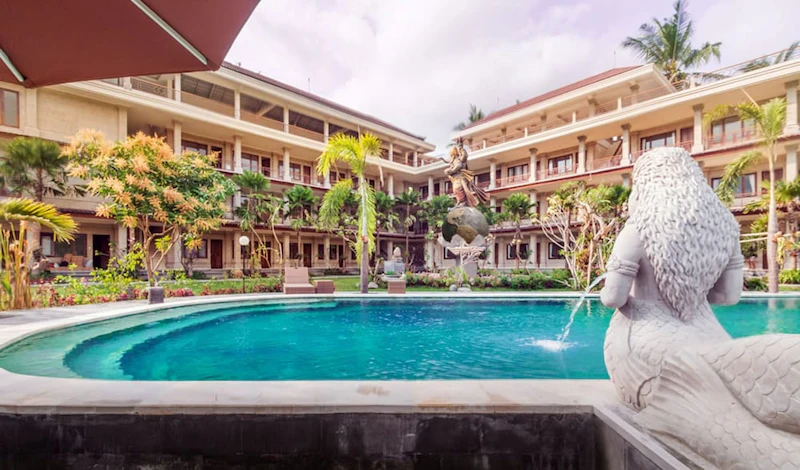 ベジタリアン料理を楽しめるレストラン併設！ウブドの田園風景が魅力のホテルに宿泊