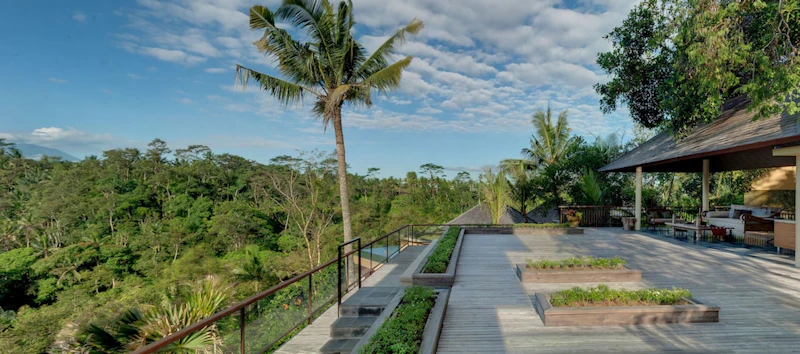 美しい熱帯雨林にかこまれた豪華リゾートのプールつきヴィラ泊！ビジネスクラス利用