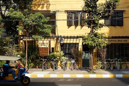 ヴィンテージバイクがテーマ!旧市街エリアのブティックホテルに宿泊