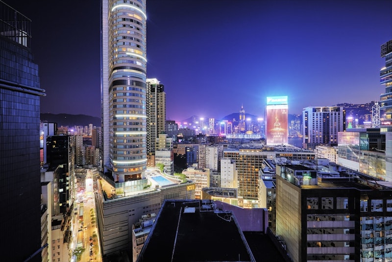 駅まで徒歩1分!尖沙咀エリア中心部のブティックホテルにステイ。ベッド2台確約