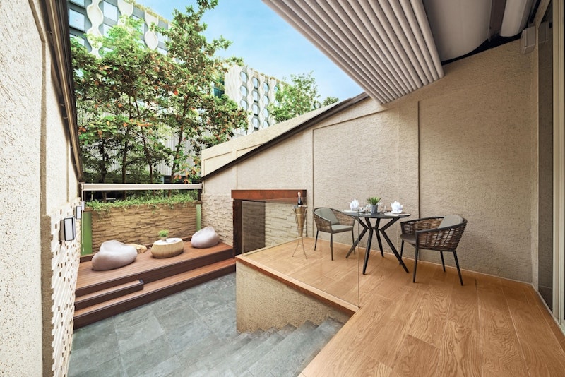 リフレッシュできる設備充実のセントーサ島にあるモダンな5つ星ホテルで至福旅