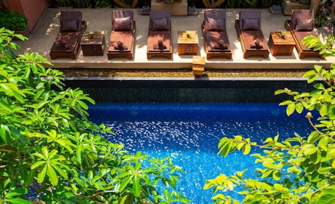 美食のレストラン併設!クメール寺院風5つ星ホテル。夜市も徒歩圏内