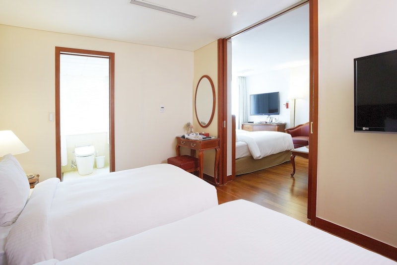 ファミリー旅にうれしい4名1室プラン！明洞駅すぐのホテルでアクティブ旅。金浦着で便利