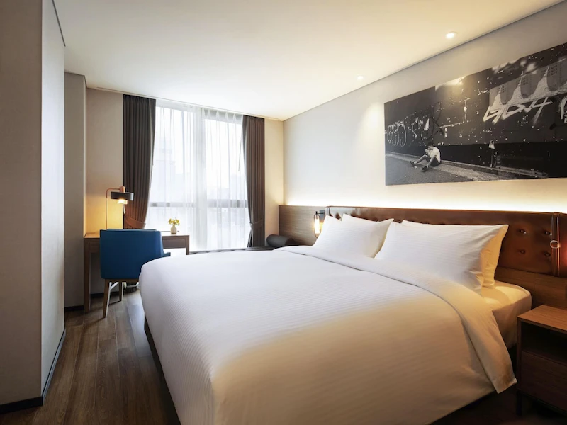 弘大入口駅に近い立地が魅力!空港や定番スポットまで乗り換えなしのホテルに宿泊