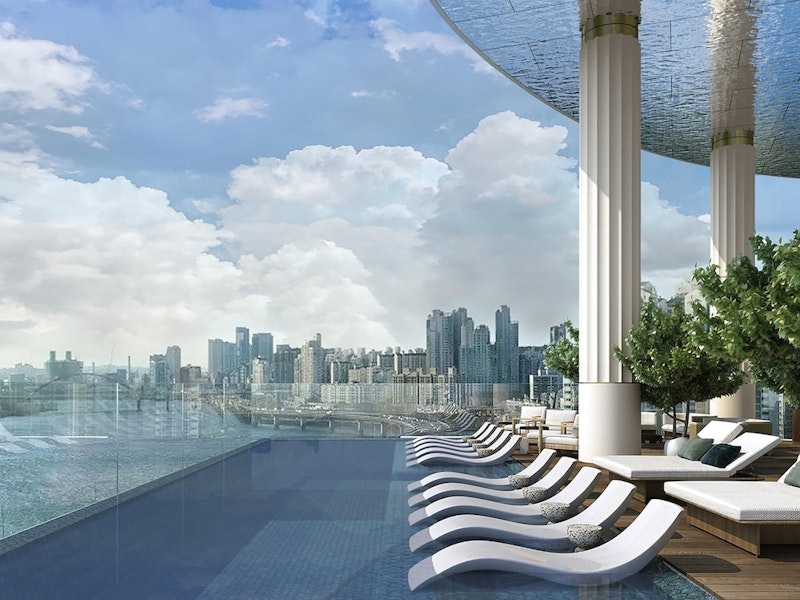 ホカンスを満喫!インフィニティプールなど充実の施設が魅力の豪華ホテル泊。金浦着で便利