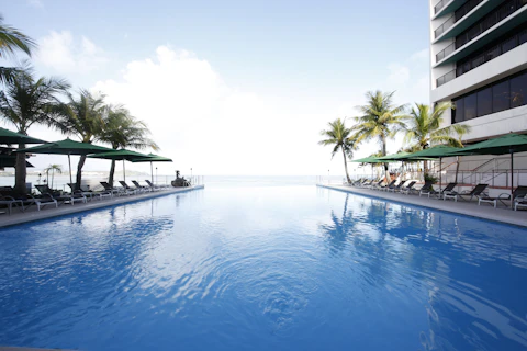 中心地のホテル！部屋からビーチの絶景を堪能するプラン。午前発/午後帰国