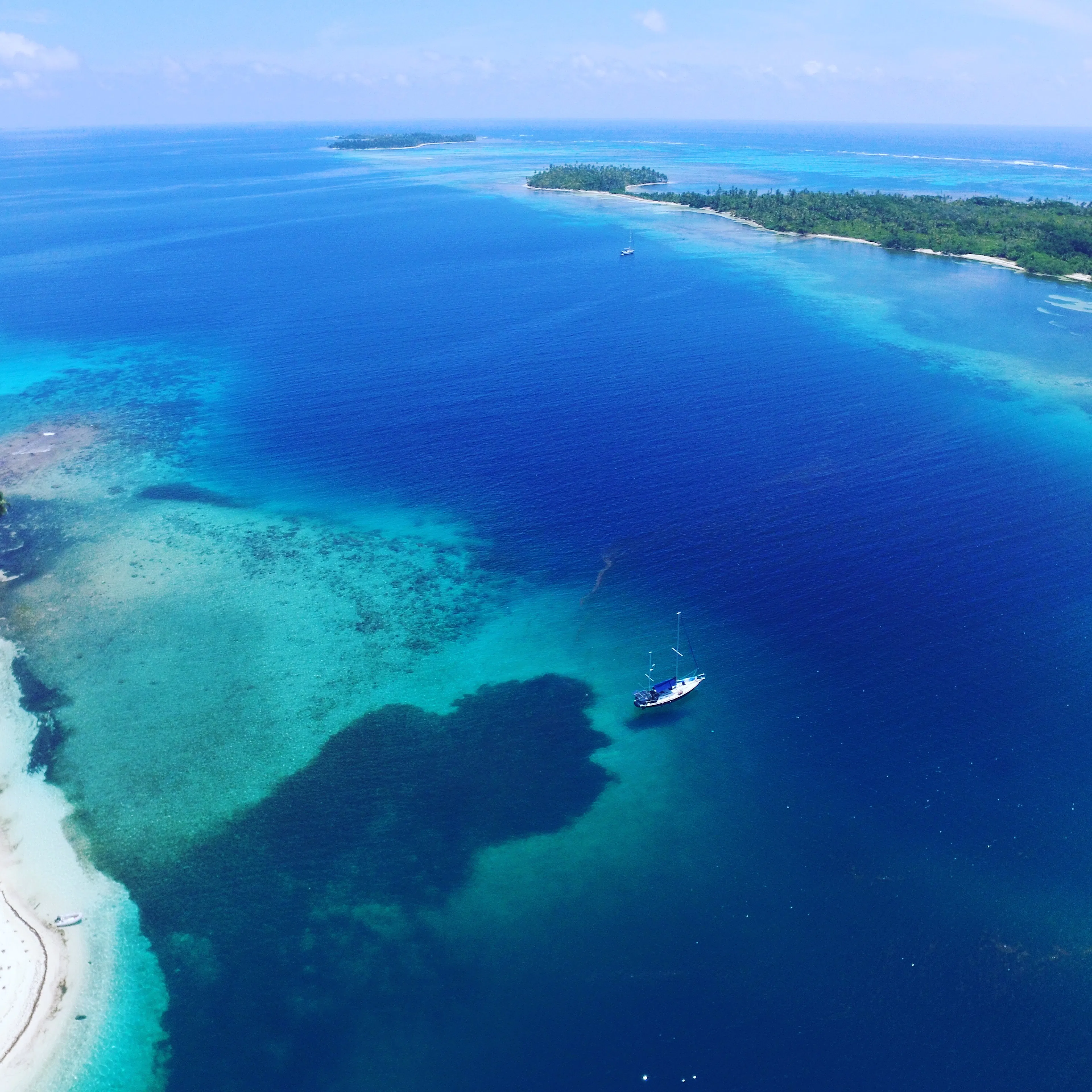 フィジーの海の風景