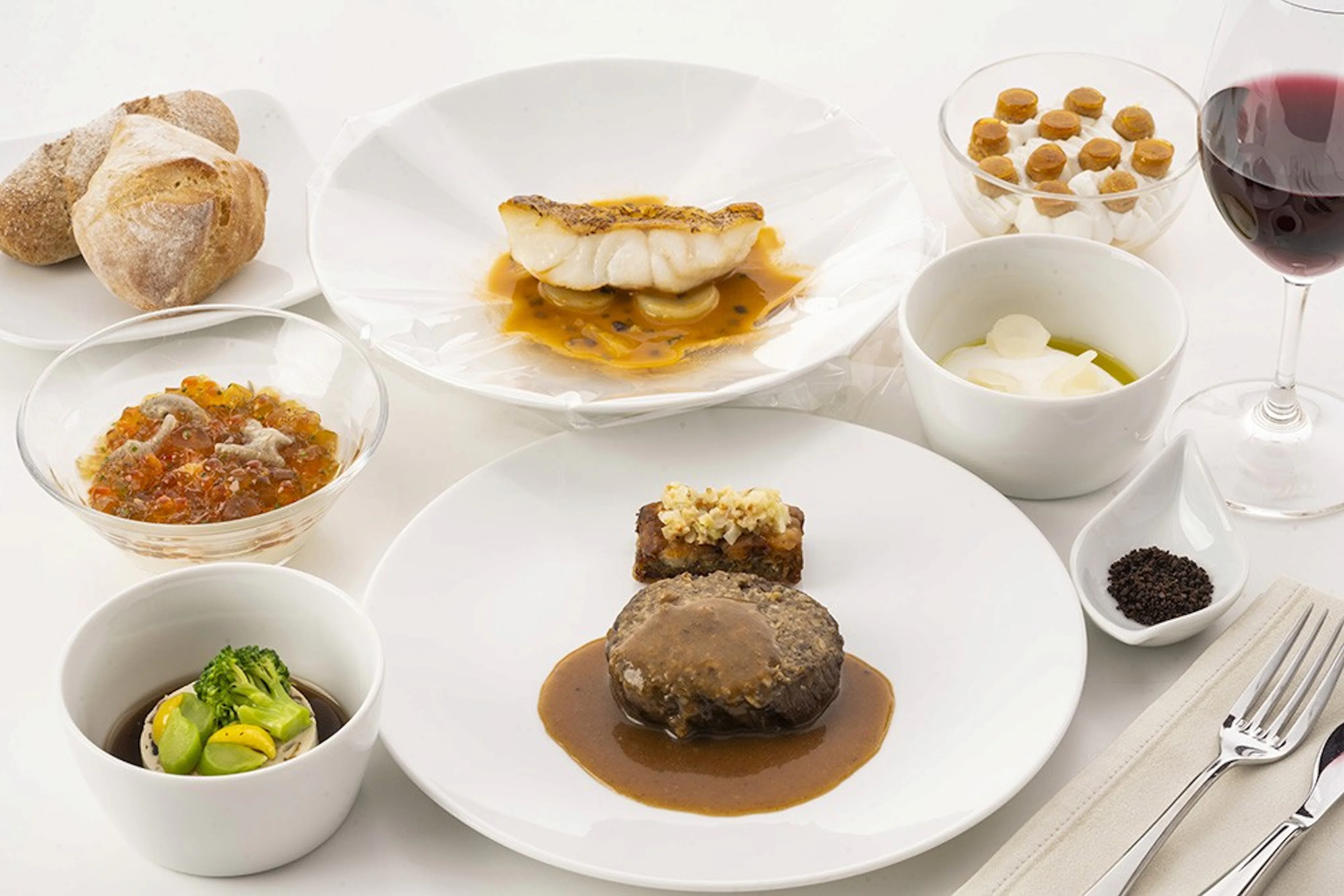 JALのファーストクラス機内食