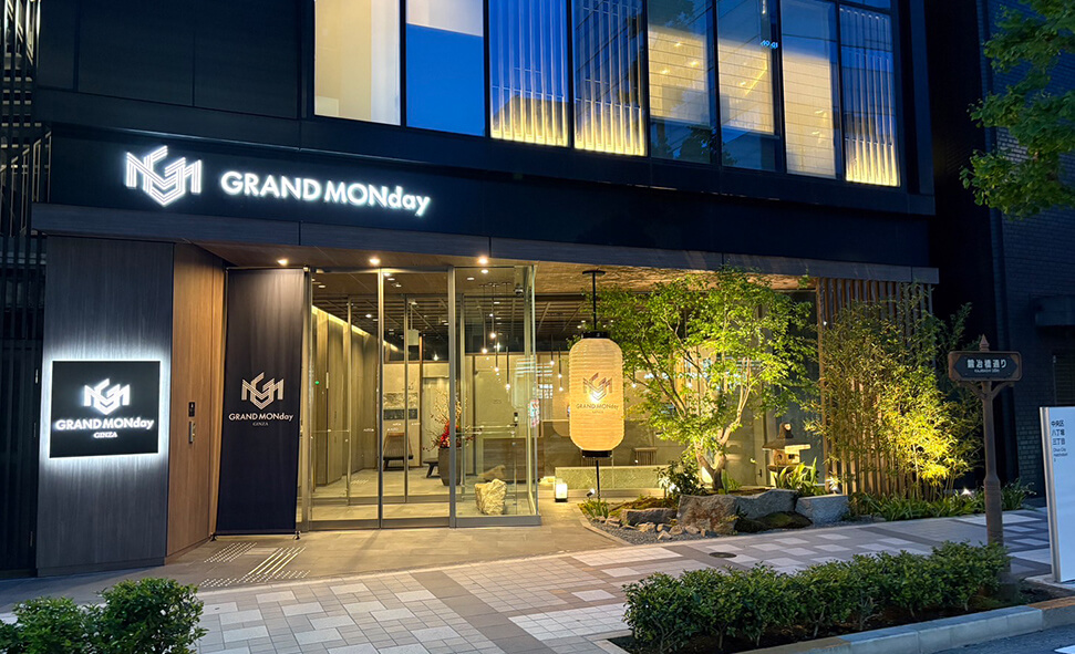 GRAND MONday 銀座のエントランス
